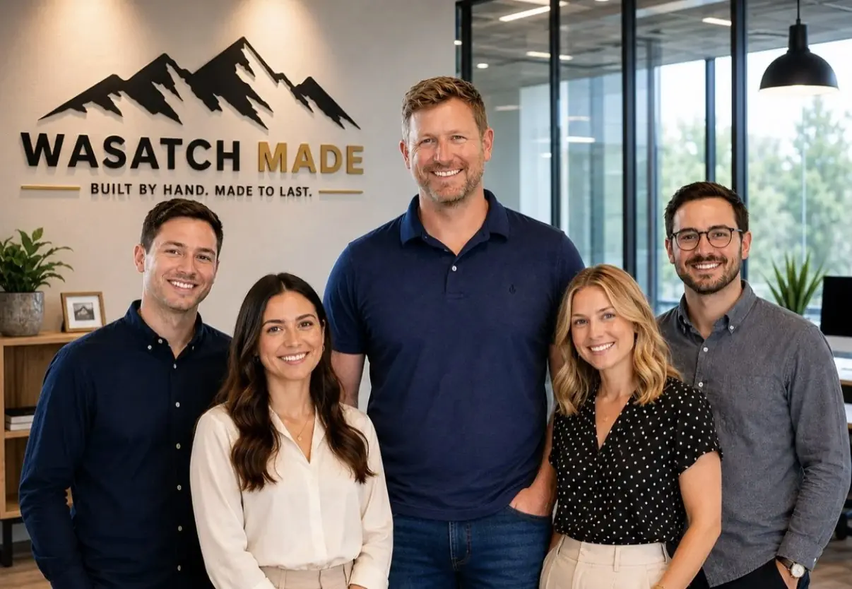 The Wasatch Made team in their Ogden office